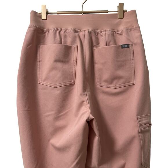 FIGS Womens High Rise Zamora Jogger Scrub Pants Size MT Mauve Pink Healthcare - Picture 4 of 7